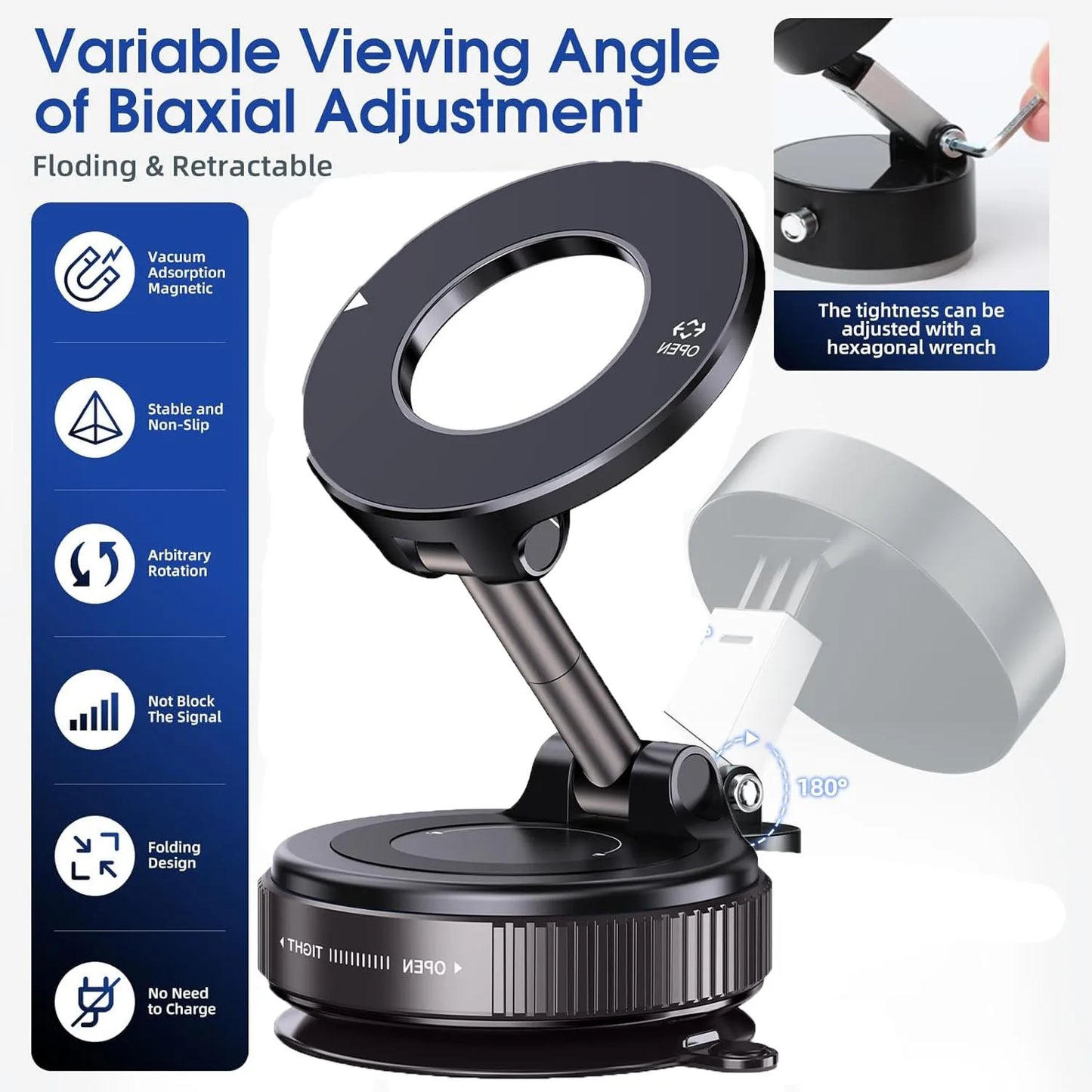 Vastla magnetic phone holder